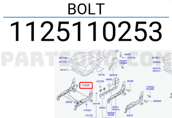 Hyundai / KIA 1125110253 BOLT