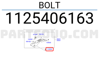Hyundai / KIA 1125406163 BOLT