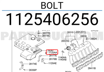 Hyundai / KIA 1125406256 BOLT