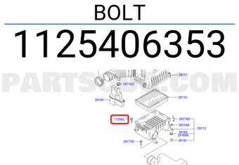 Hyundai / KIA 1125406353 BOLT