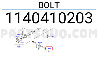 Hyundai / KIA 1140410203 BOLT