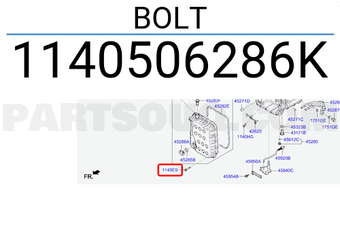 Hyundai / KIA 1140506286K BOLT