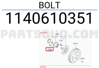 Hyundai / KIA 1140610351 BOLT