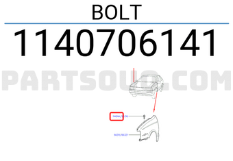 Hyundai / KIA 1140706141 BOLT