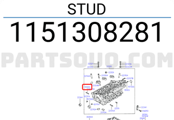 Hyundai / KIA 1151308281 STUD