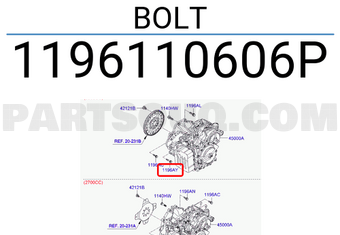 Hyundai / KIA 1196110606P BOLT