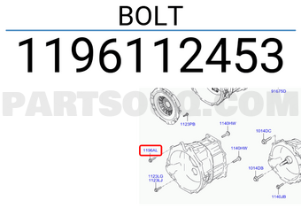 Hyundai / KIA 1196112453 BOLT