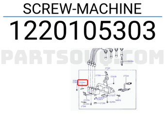 Hyundai / KIA 1220105303 SCREW-MACHINE