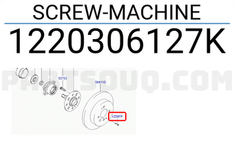 Hyundai / KIA 1220306127K SCREW-MACHINE
