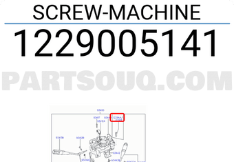 Hyundai / KIA 1229005141 SCREW-MACHINE
