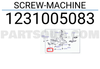 Hyundai / KIA 1231005083 SCREW-MACHINE