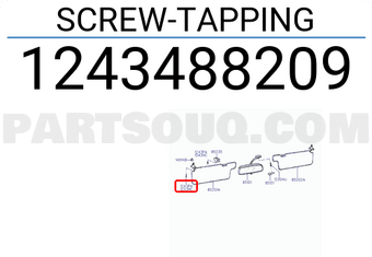 Hyundai / KIA 1243488209 SCREW-TAPPING
