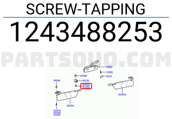 Hyundai / KIA 1243488253 SCREW-TAPPING