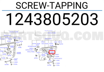 Hyundai / KIA 1243805203 SCREW-TAPPING