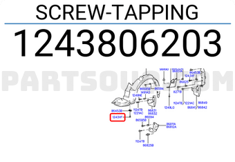 SCREW-TAPPING 1249306203 | Hyundai / KIA Parts | PartSouq
