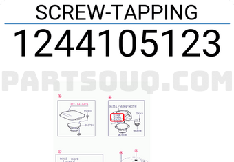Hyundai / KIA 1244105123 SCREW-TAPPING