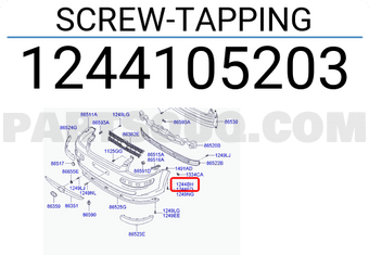 Hyundai / KIA 1244105203 SCREW-TAPPING