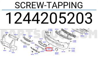 Hyundai / KIA 1244205203 SCREW-TAPPING