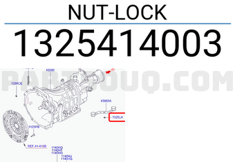 Hyundai / KIA 1325414003 NUT-LOCK