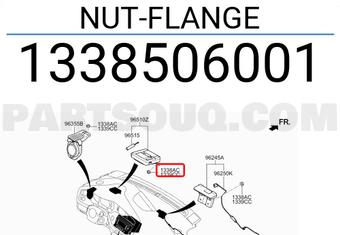 Hyundai / KIA 1338506001 NUT-FLANGE