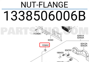 Hyundai / KIA 1338506006B NUT-FLANGE