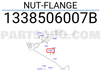 Hyundai / KIA 1338506007B NUT-FLANGE