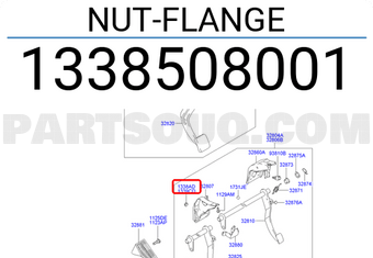 Hyundai / KIA 1338508001 NUT-FLANGE