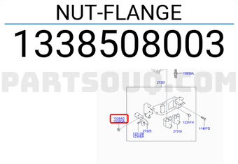 Hyundai / KIA 1338508003 NUT-FLANGE