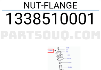 Hyundai / KIA 1338510001 NUT-FLANGE
