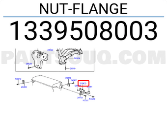 Hyundai / KIA 1339508003 NUT-FLANGE