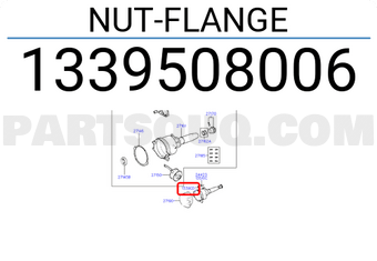 Hyundai / KIA 1339508006 NUT-FLANGE