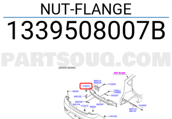 Hyundai / KIA 1339508007B NUT-FLANGE
