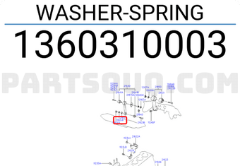 Hyundai / KIA 1360310003 WASHER-SPRING