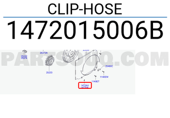Hyundai / KIA 1472015006B CLIP-HOSE