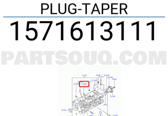 Hyundai / KIA 1571613111 PLUG-TAPER