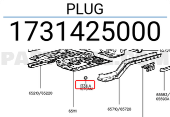 Hyundai / KIA 1731425000 PLUG