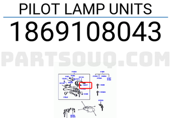 Hyundai / KIA 1869108043 PILOT LAMP UNITS