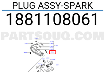 Hyundai / KIA 1881108061 PLUG ASSY-SPARK
