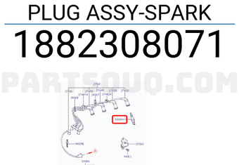 Hyundai / KIA 1882308071 PLUG ASSY-SPARK