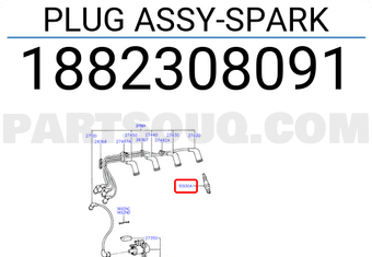 Hyundai / KIA 1882308091 PLUG ASSY-SPARK