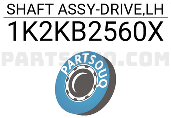 Hyundai / KIA 1K2KB2560X SHAFT ASSY-DRIVE,LH