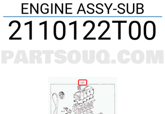 Hyundai / KIA 2110122T00 ENGINE ASSY-SUB