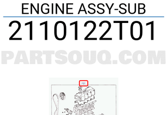 Hyundai / KIA 2110122T01 ENGINE ASSY-SUB