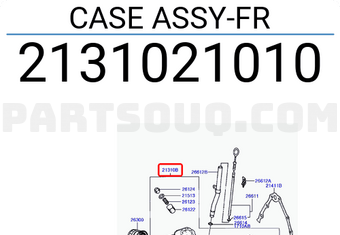 Hyundai / KIA 2131021010 CASE ASSY-FR