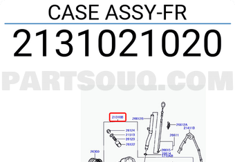 Hyundai / KIA 2131021020 CASE ASSY-FR