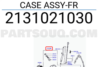 Hyundai / KIA 2131021030 CASE ASSY-FR