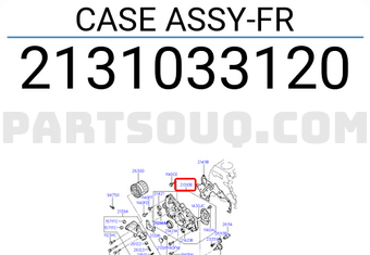 Hyundai / KIA 2131033120 CASE ASSY-FR