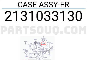 Hyundai / KIA 2131033130 CASE ASSY-FR