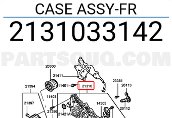Hyundai / KIA 2131033142 CASE ASSY-FR