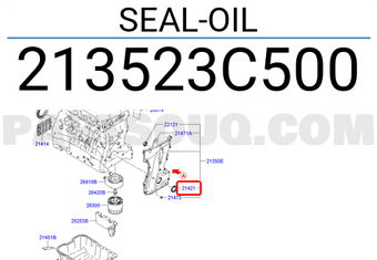 Hyundai / KIA 213523C500 SEAL-OIL